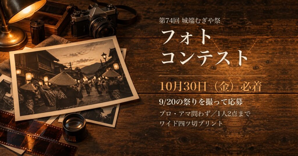 城端むぎや祭フォトコンテスト 10月30日必着 9月20日の祭りを撮って応募