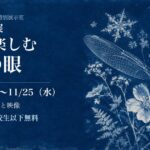 第47回SSP展「自然を楽しむ科学の眼」10月28日〜11月25日 富山市科学博物館
