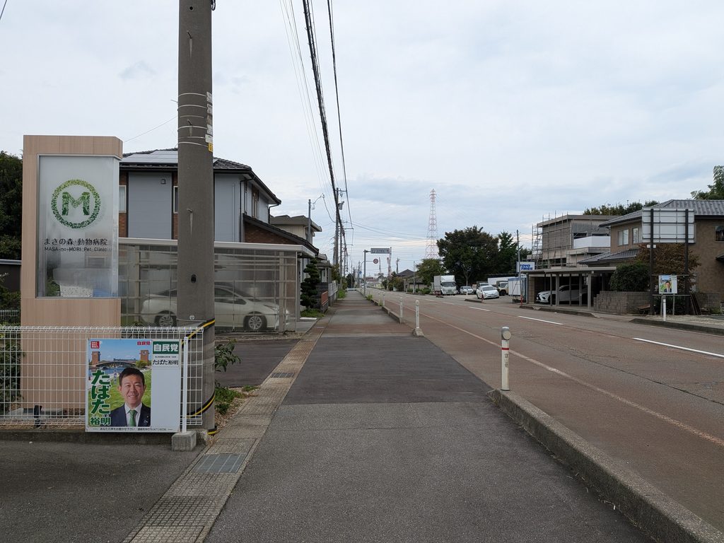 まさの森・動物病院 富山　南側から