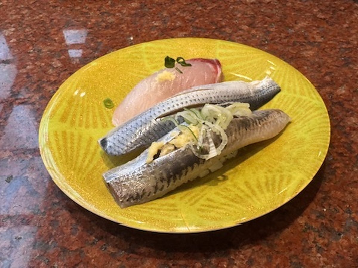 番やのすし 大沢野店 光りもののにぎり