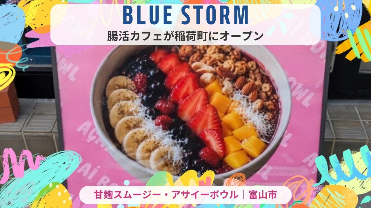 腸活カフェ BLUE STORM(稲荷町)のアサイーボウル