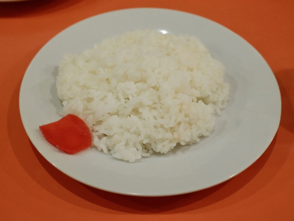 餃子会館 桜町支店 ライス(紅しょうが添え)