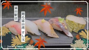 廻る富山湾 すし玉 富山駅店 本日の五種盛り