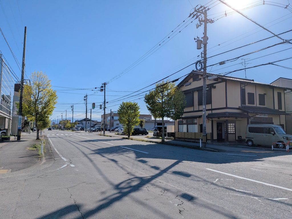 とん汁とお酒 いっちもん前面道路